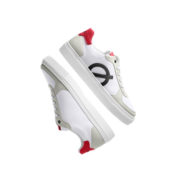 LØCI Classic Sneaker - White/Red/Navy - Picture 5 of 6
